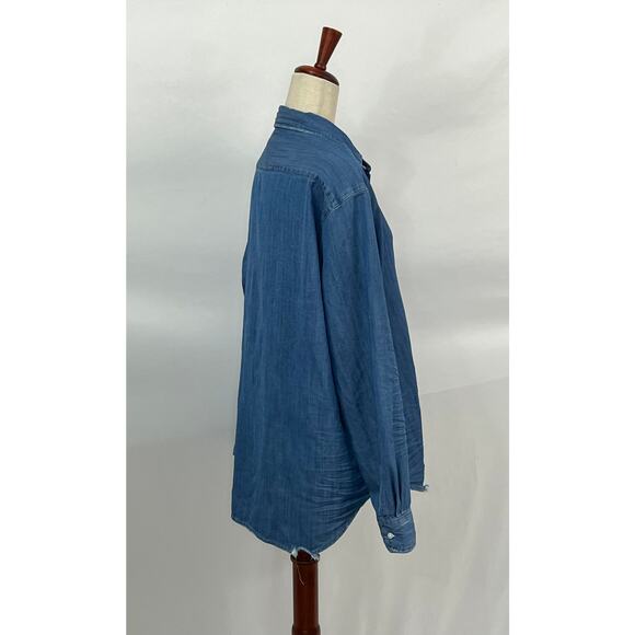 Frank & Eileen Blue Button Down Shirt - Picture 10 of 14